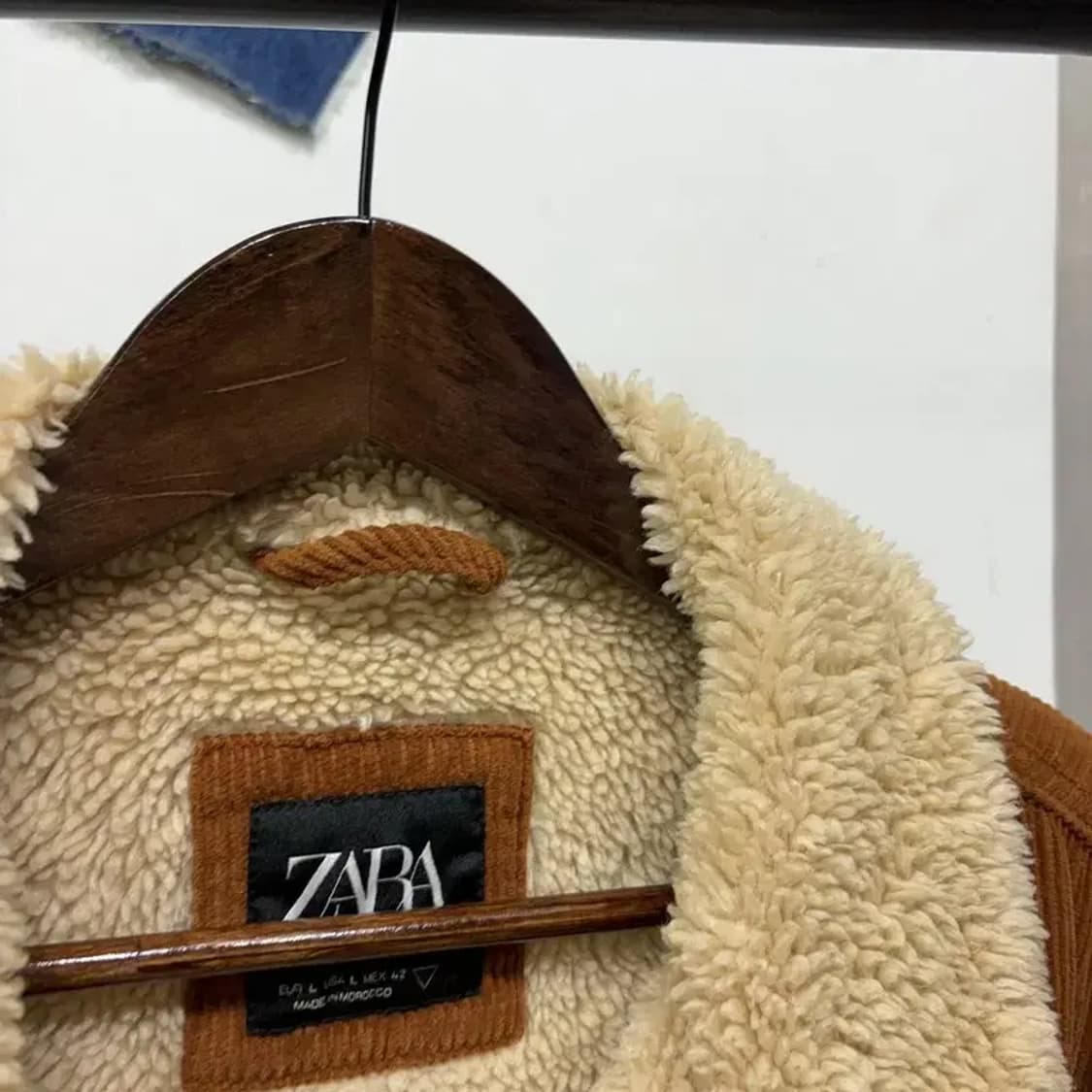 (100) 자라 ZARA 캐주얼 코듀로이 골덴 양털 쉐르파 자켓 상품이미지2