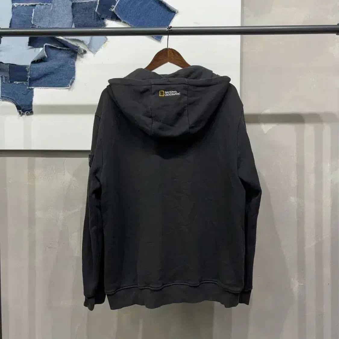 (110) 내셔널지오그래픽 캐주얼 자수 와펜 기모 후드집업 자켓 상품이미지4