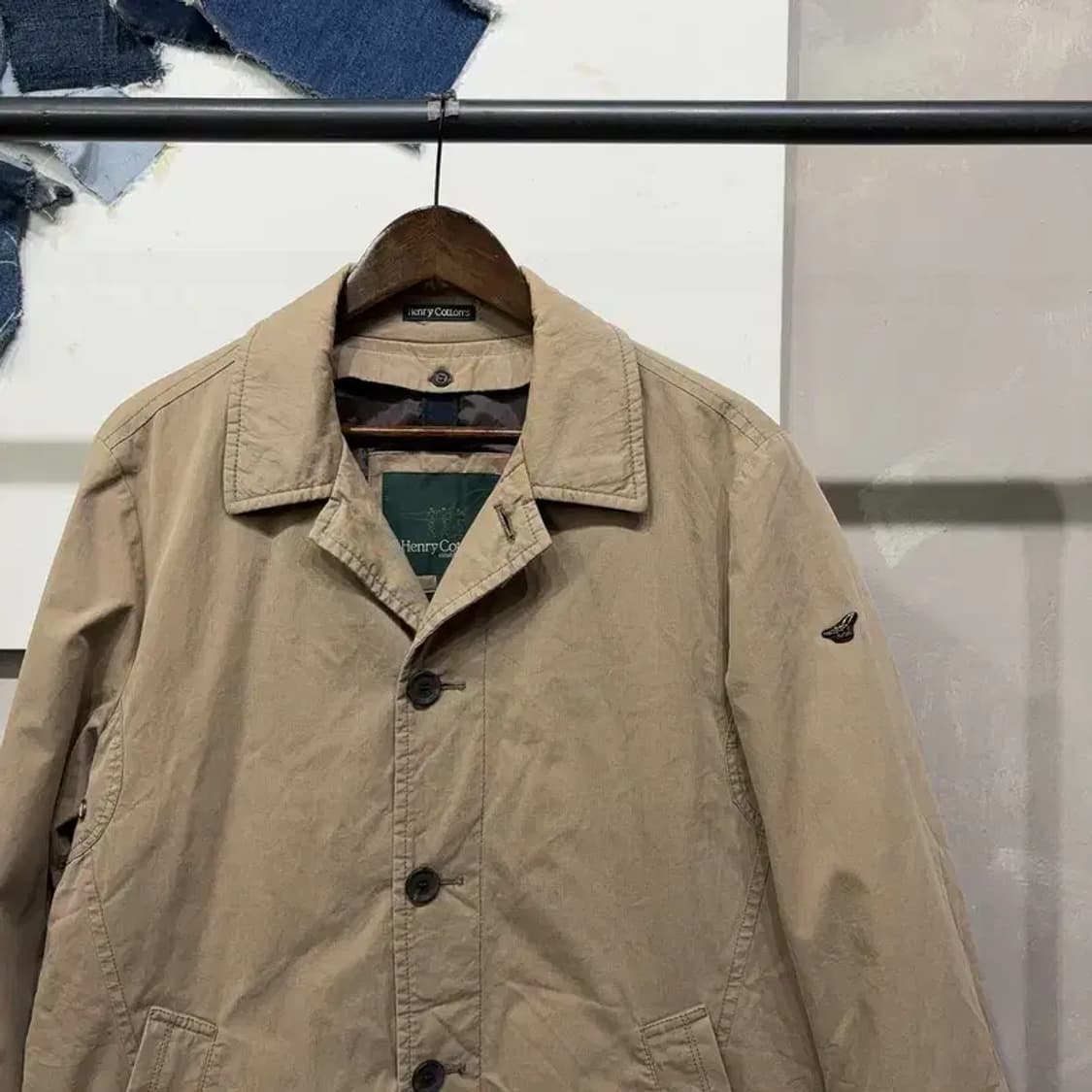 (100) 헨리코튼 캐주얼 클래식 롱 맥코트 상품이미지3