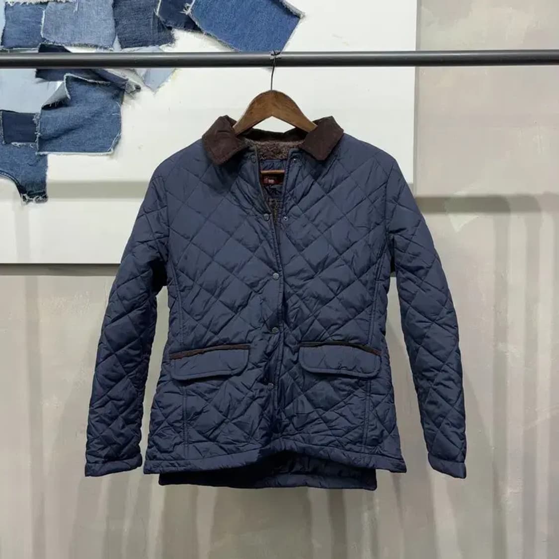 (90) MERC 머크 여성 빈티지 퀼팅 경량패딩 자켓 상품이미지1