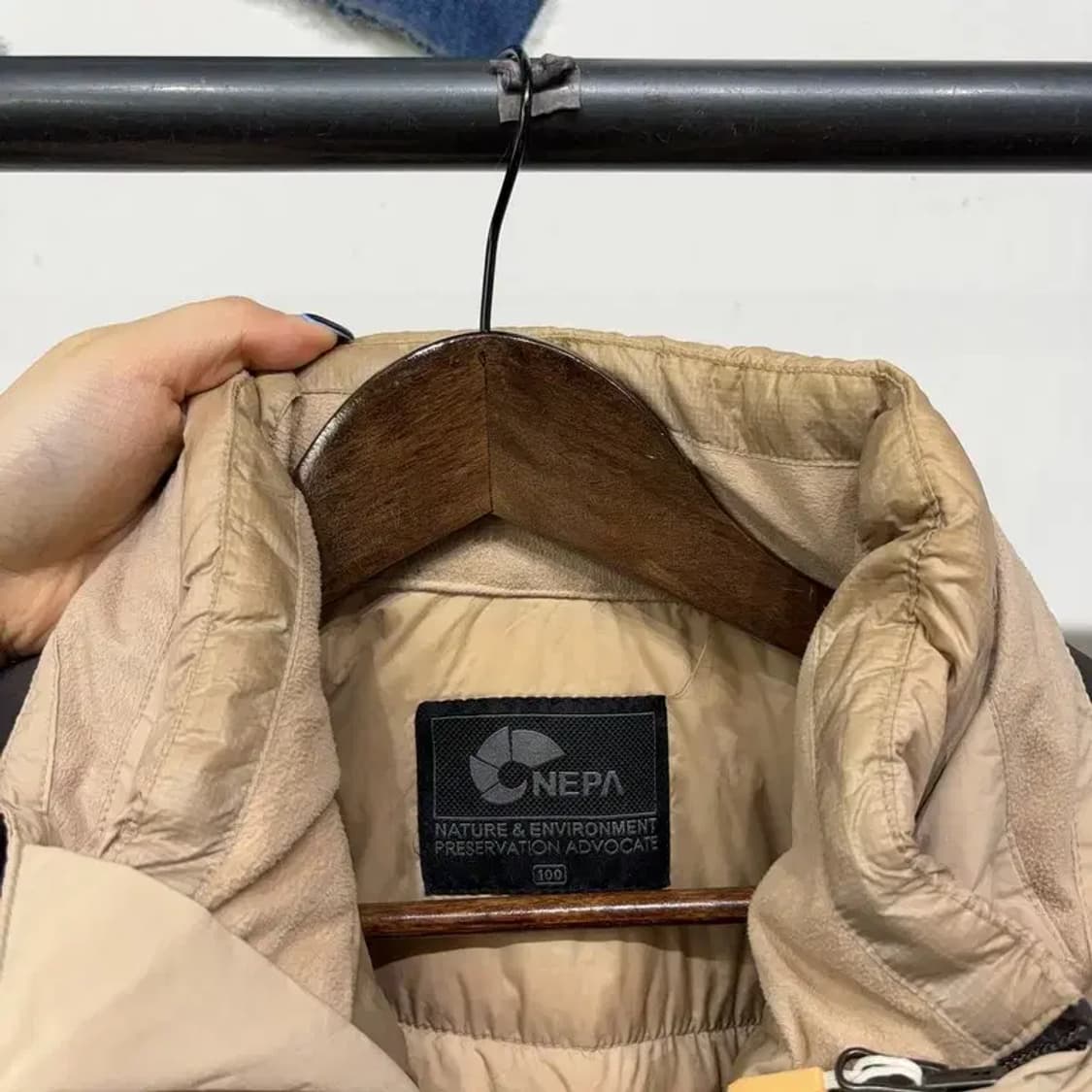 (100) 네파 등산 아웃도어 덕다운 오리털 바람막이 패딩 자켓 상품이미지2