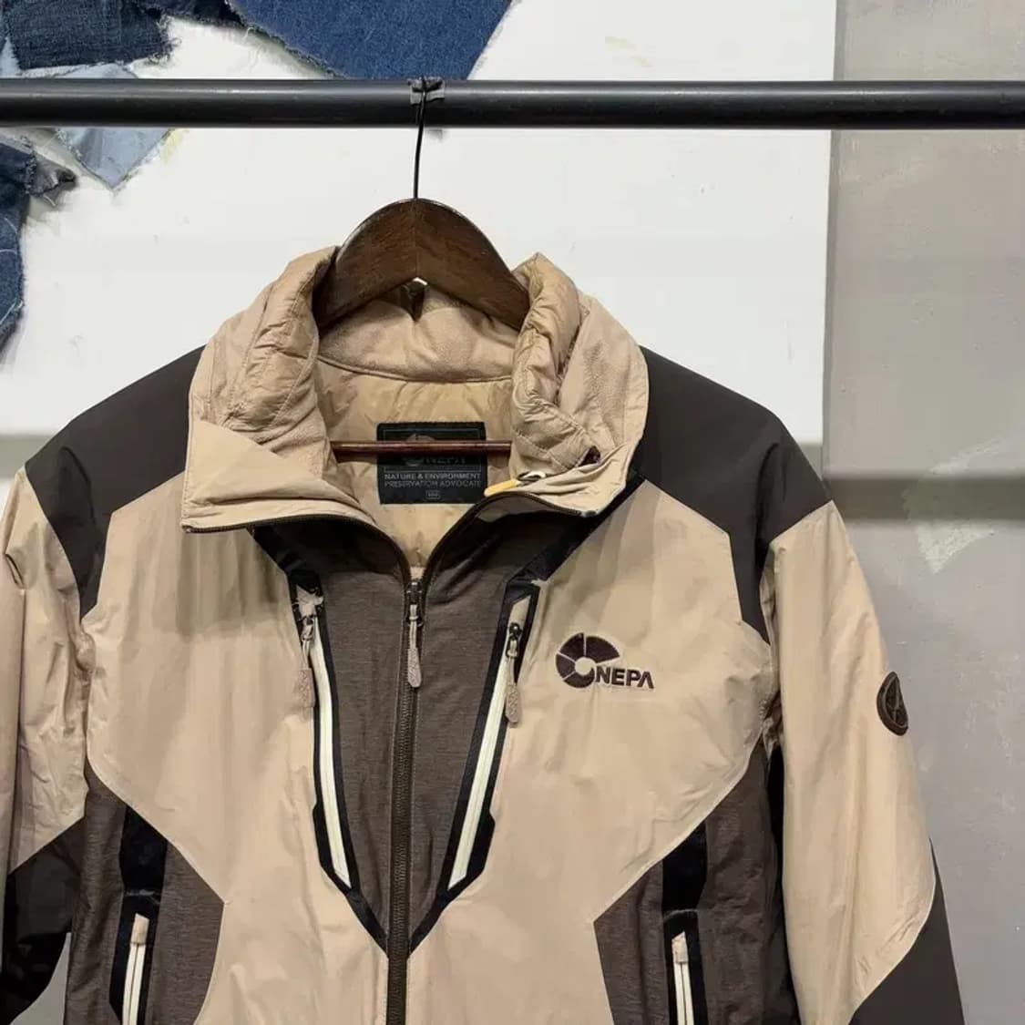 (100) 네파 등산 아웃도어 덕다운 오리털 바람막이 패딩 자켓 상품이미지3