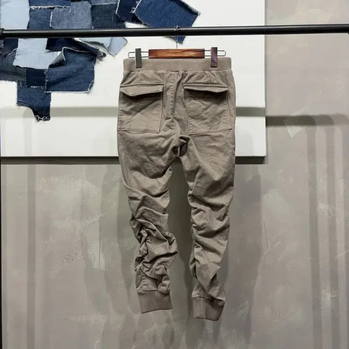 (25~26인치) 내셔널지오그래픽 여성 와펜 밴딩 조거팬츠 바지 상품이미지3