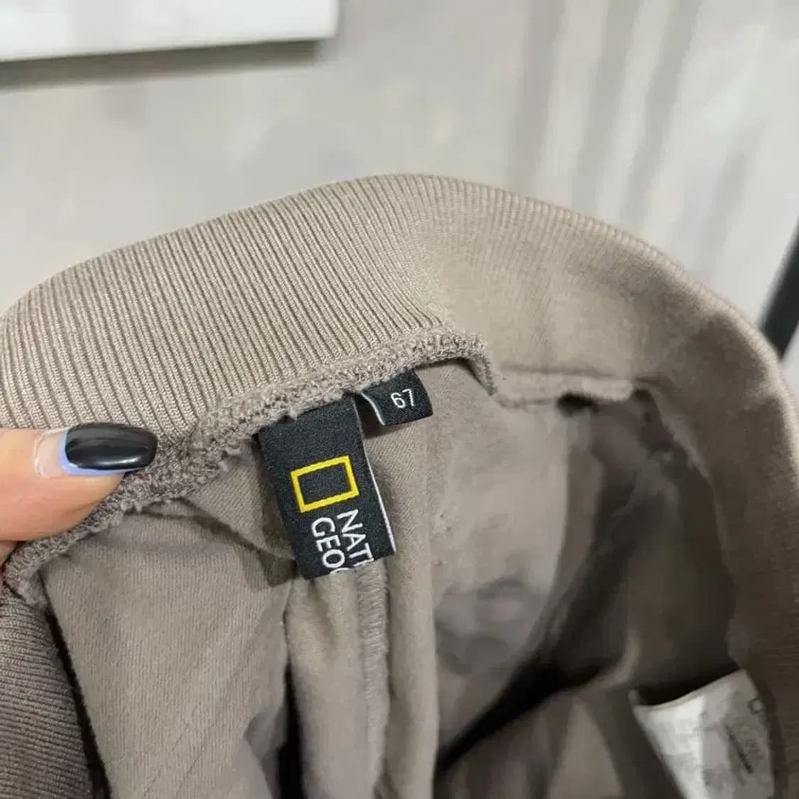 (25~26인치) 내셔널지오그래픽 여성 와펜 밴딩 조거팬츠 바지 상품이미지4