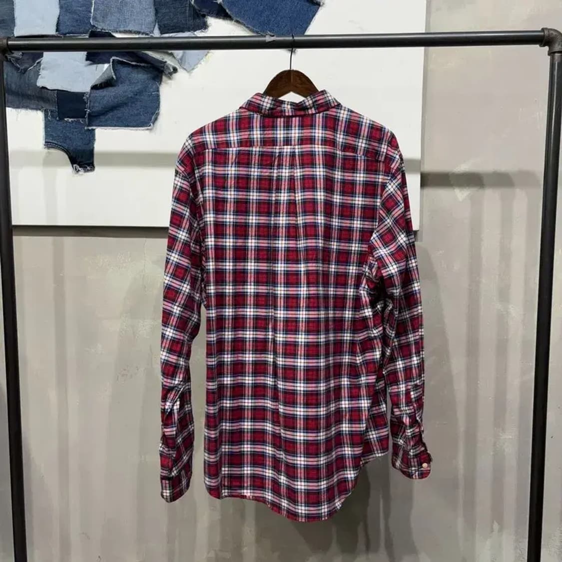 (115) 폴로 랄프로렌 캐주얼 자수 체크 셔츠 남방 상품이미지4