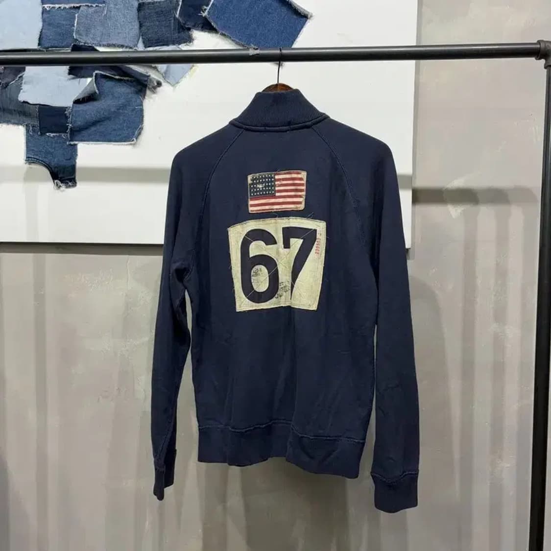 (95) 폴로진스 빈티지 스트릿 자수 기모 집업 자켓 상품이미지4