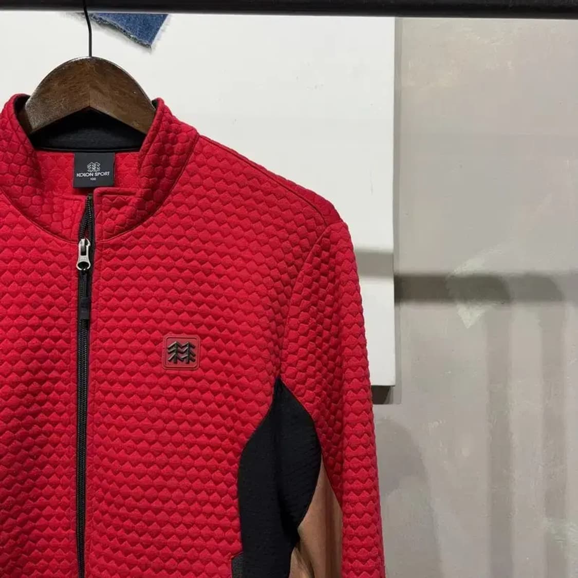 (100) 코오롱스포츠 여성 등산 아웃도어 퀼팅 후리스 자켓 상품이미지3