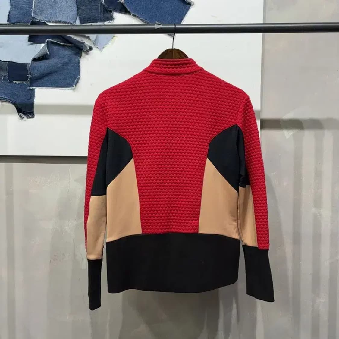 (100) 코오롱스포츠 여성 등산 아웃도어 퀼팅 후리스 자켓 상품이미지4