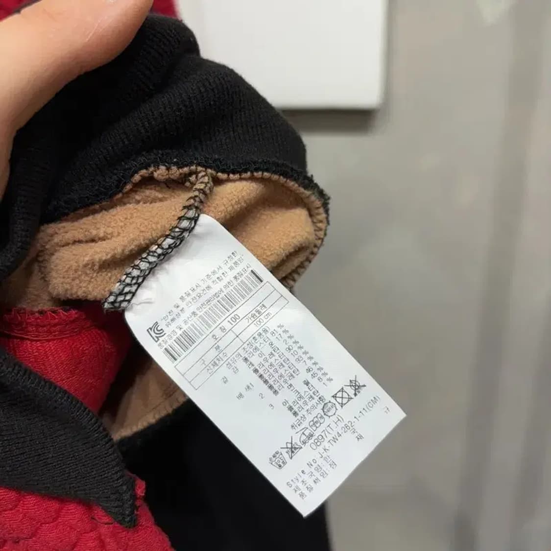 (100) 코오롱스포츠 여성 등산 아웃도어 퀼팅 후리스 자켓 상품이미지5