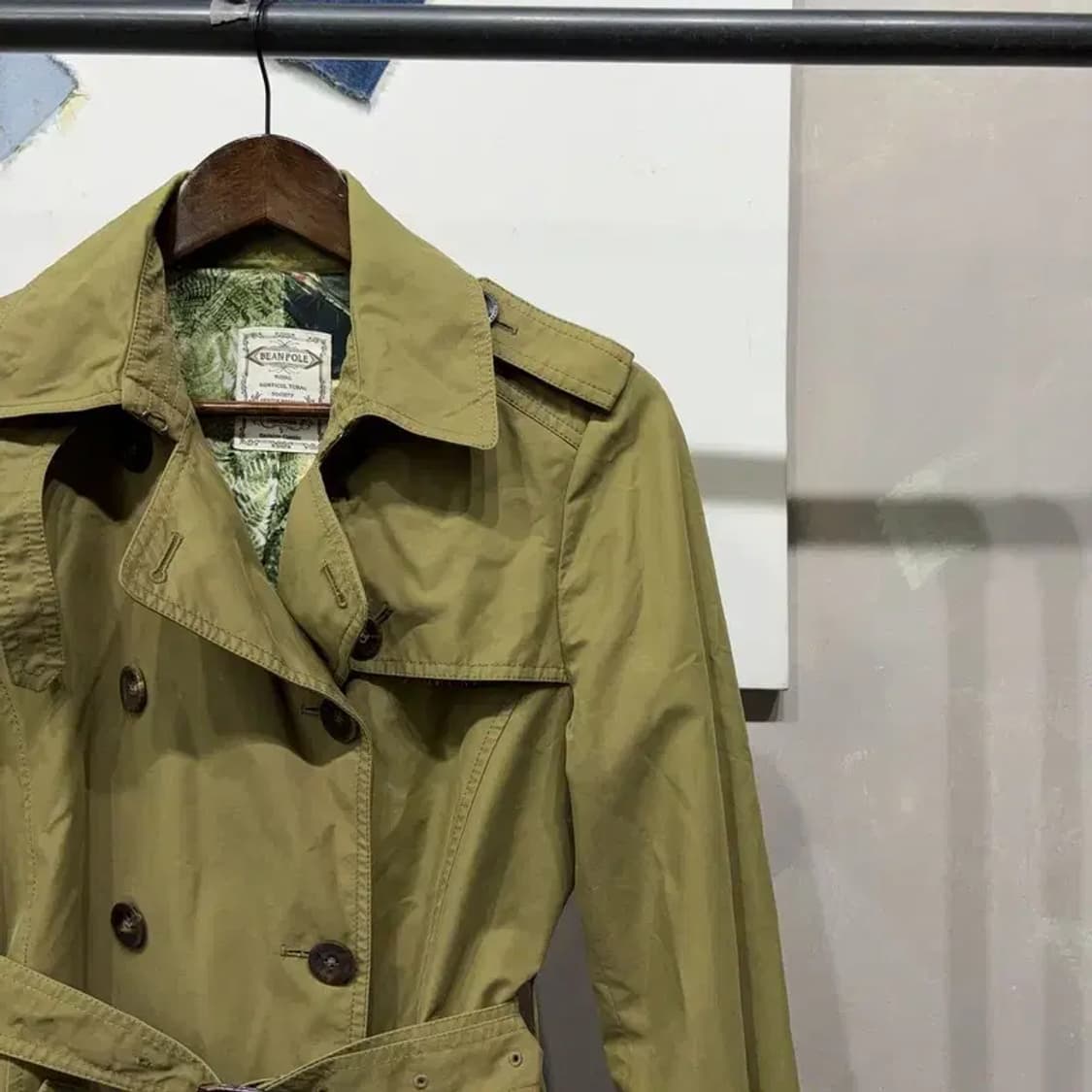 (90) 빈폴 여성 캐주얼 더블버튼 숏 트렌치코트 상품이미지3