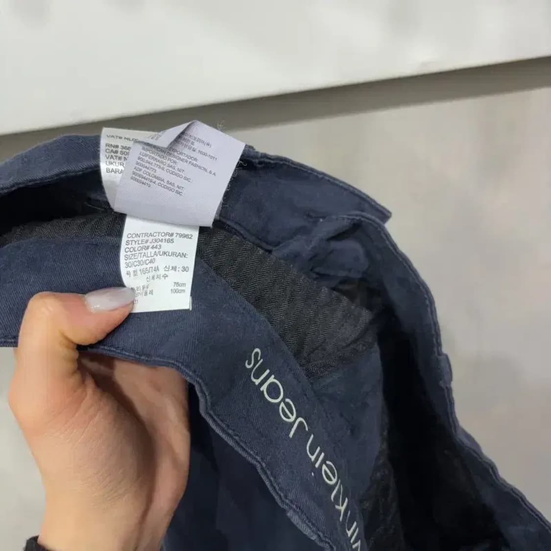 (30인치) 캘빈클라인 여성 CK 캐주얼 코튼팬츠 면바지 상품이미지6