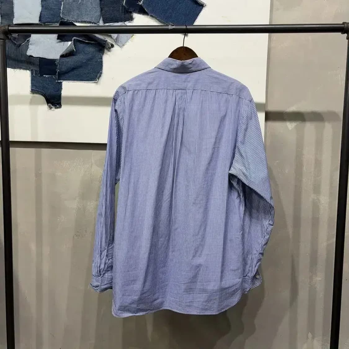 (110) 폴로 랄프로렌 캐주얼 슬림핏 스트라이프 셔츠 남방 상품이미지4