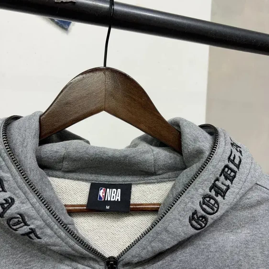 (105) NBA 골든스테이트워리어스 투웨이 자수 후드집업 자켓 상품이미지2