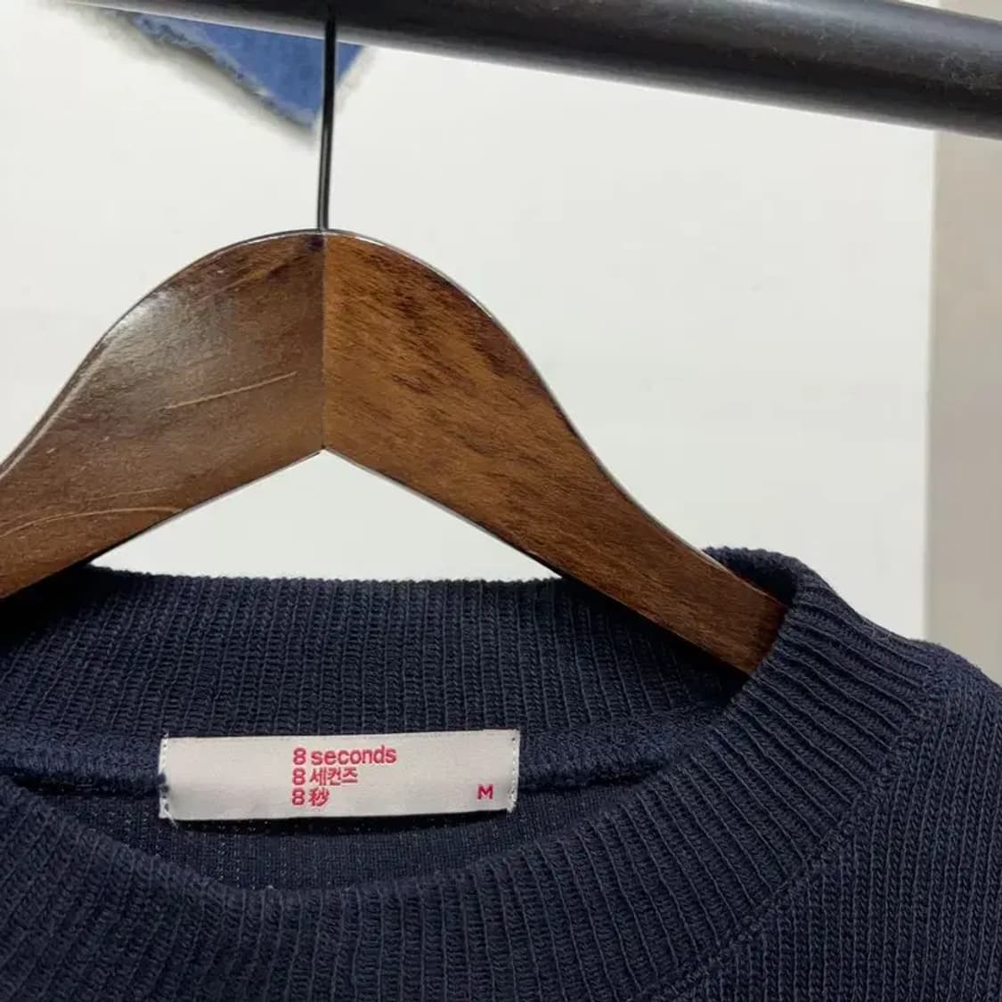 (100) 에잇세컨즈 캐주얼 소매 레이어드 니트 상품이미지2