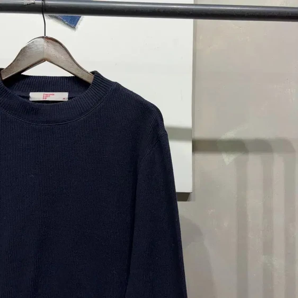 (100) 에잇세컨즈 캐주얼 소매 레이어드 니트 상품이미지3