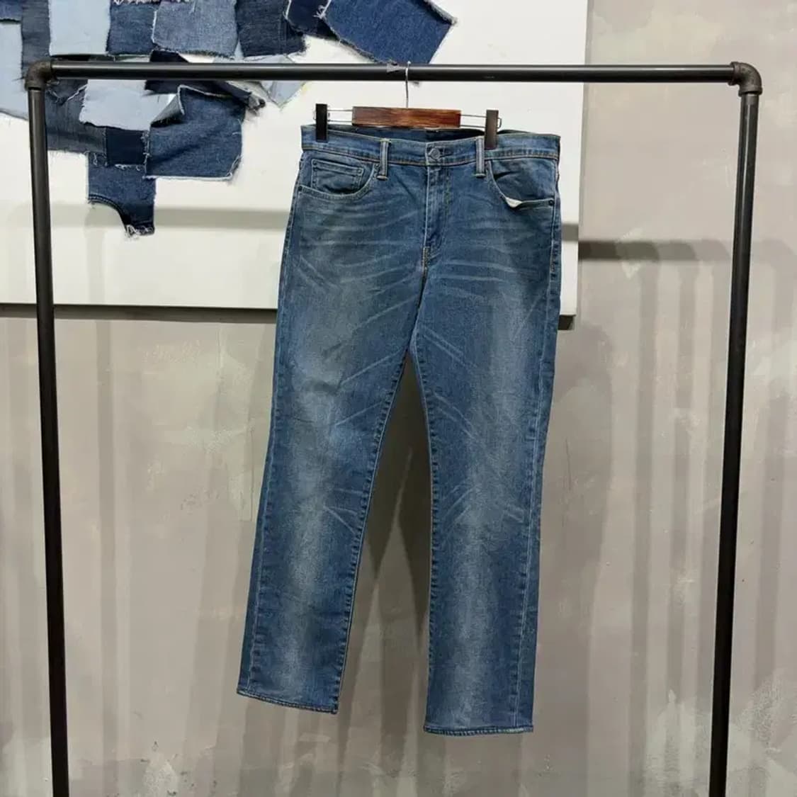 (32인치) 리바이스 511 캐주얼 워싱 스판 청바지 데님팬츠 상품이미지1