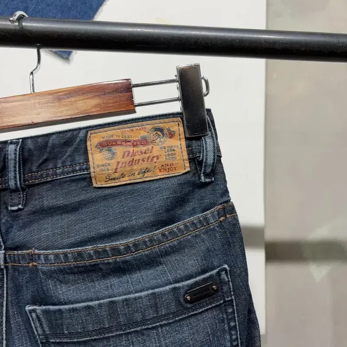 (30인치) 디젤 BRADDOM 빈티지 워싱 진청바지 데님팬츠 상품이미지4