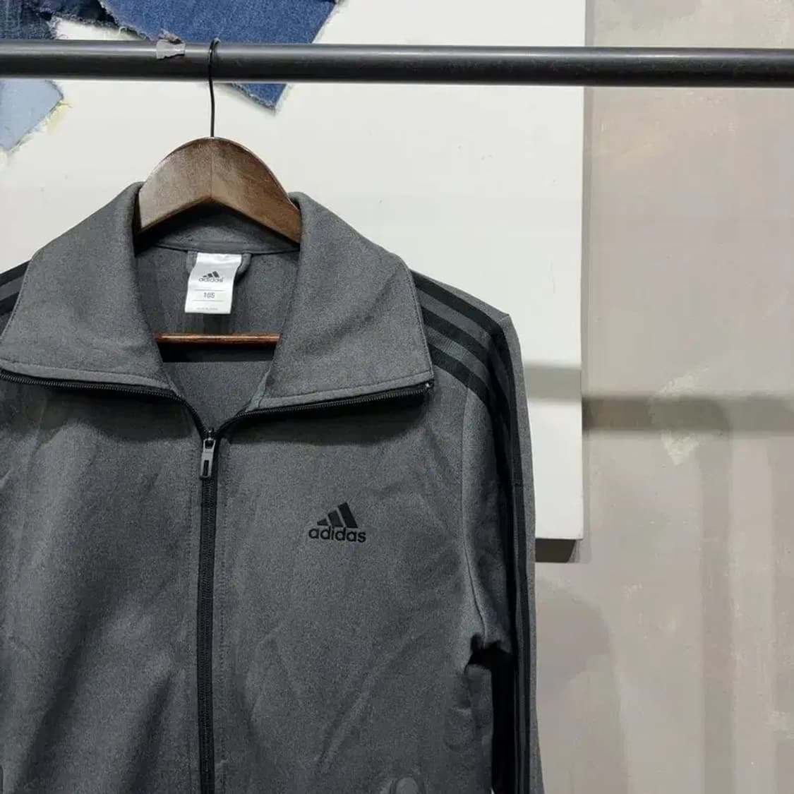 (105) 아디다스 캐주얼 자수 저지 집업 자켓 상품이미지3