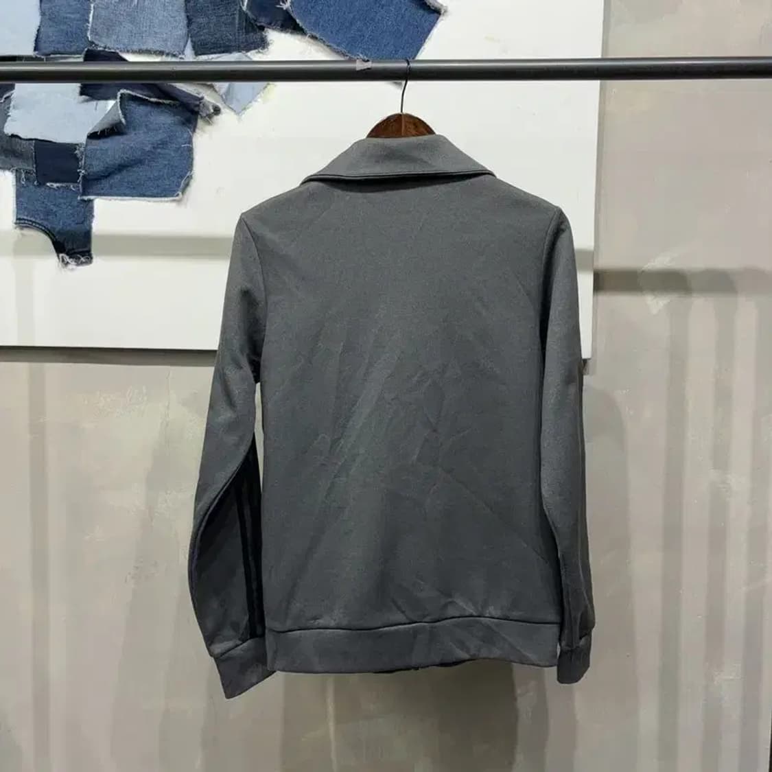 (105) 아디다스 캐주얼 자수 저지 집업 자켓 상품이미지4