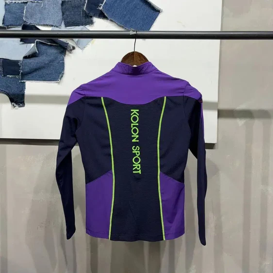 (85) 코오롱스포츠 등산 아웃도어 기능성 반집업 긴팔 티 상품이미지4