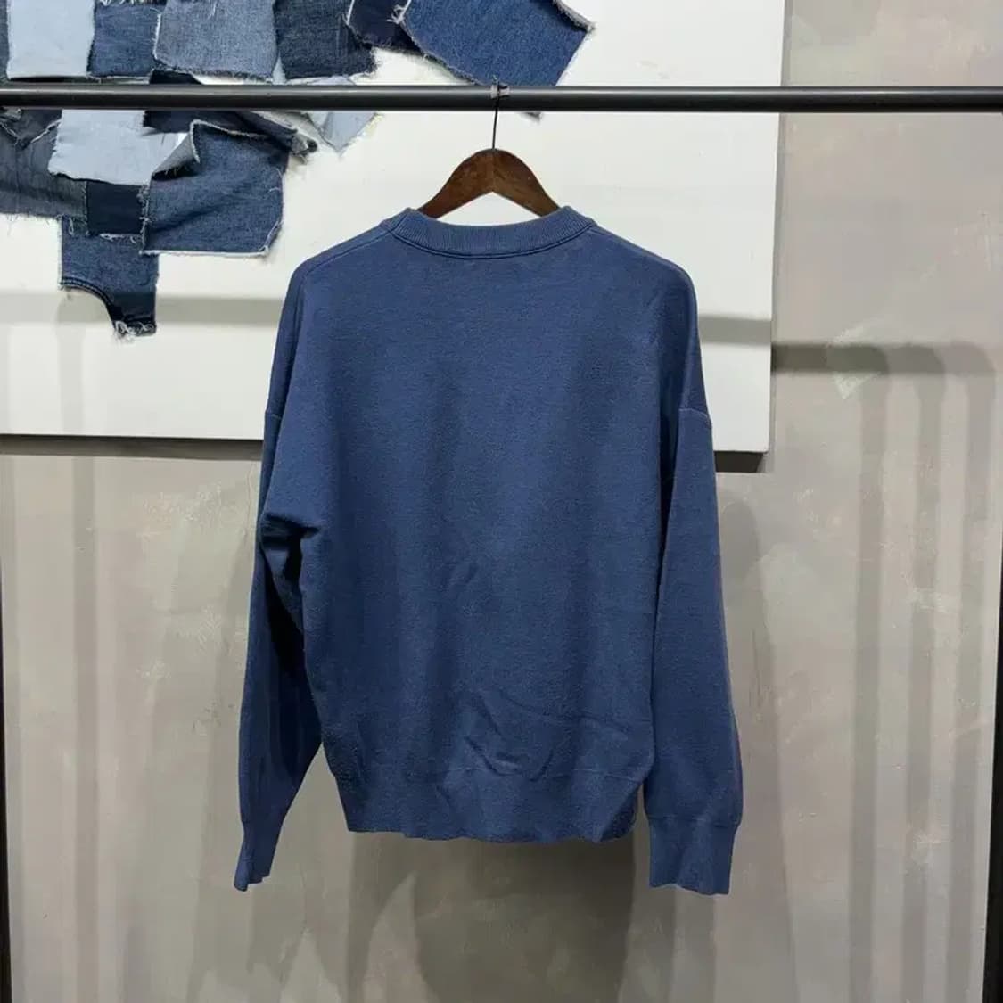 (100) 자라 ZARA 캐주얼 비스코스 라운드 니트 상품이미지4