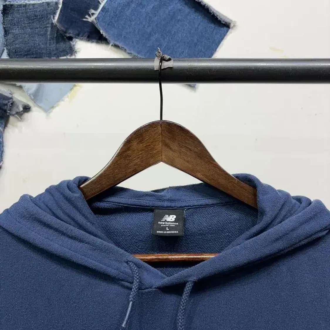 (110) 뉴발란스 스트릿 캐주얼 로고 프린팅 후드티 상품이미지2