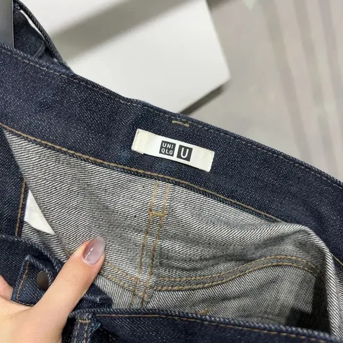 (31인치) 유니클로U 캐주얼 생지 데님팬츠 청바지 상품이미지5
