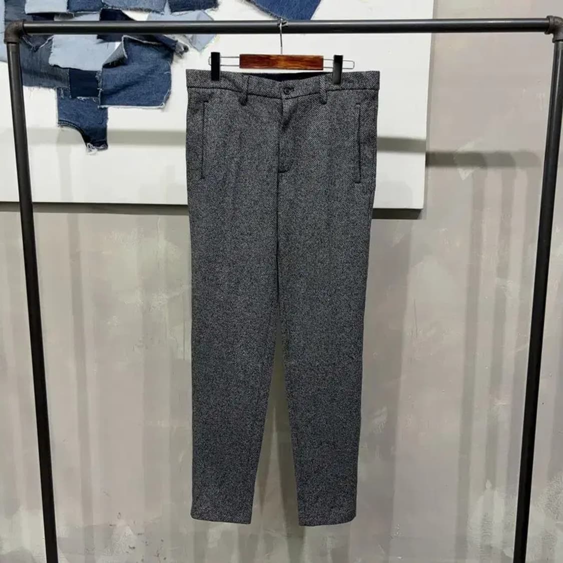 (30인치) 자라 ZARA 베이직 비스코스 슬랙스 바지 팬츠 상품이미지1