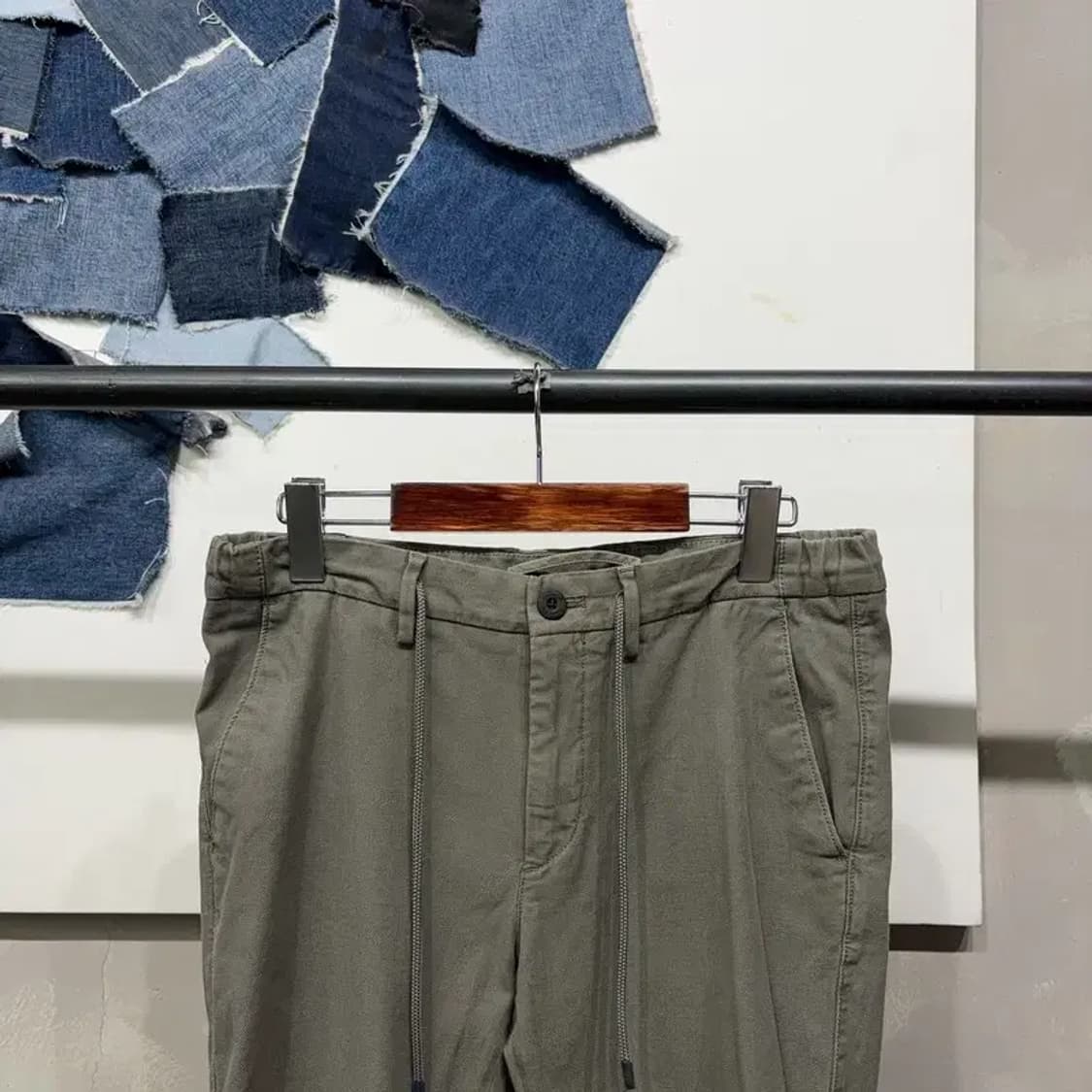 (28~30인치) 마시모두띠 캐주얼 옥스포드 밴딩 치노팬츠 면바지 상품이미지2