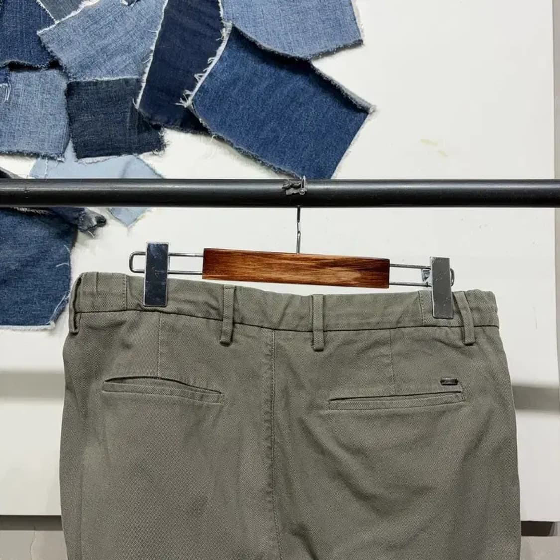 (28~30인치) 마시모두띠 캐주얼 옥스포드 밴딩 치노팬츠 면바지 상품이미지4