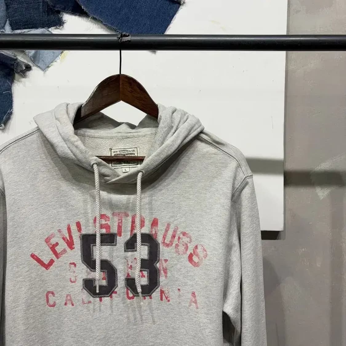 (105) 리바이스 빈티지 스트릿 빅프린팅 후드티 상품이미지3