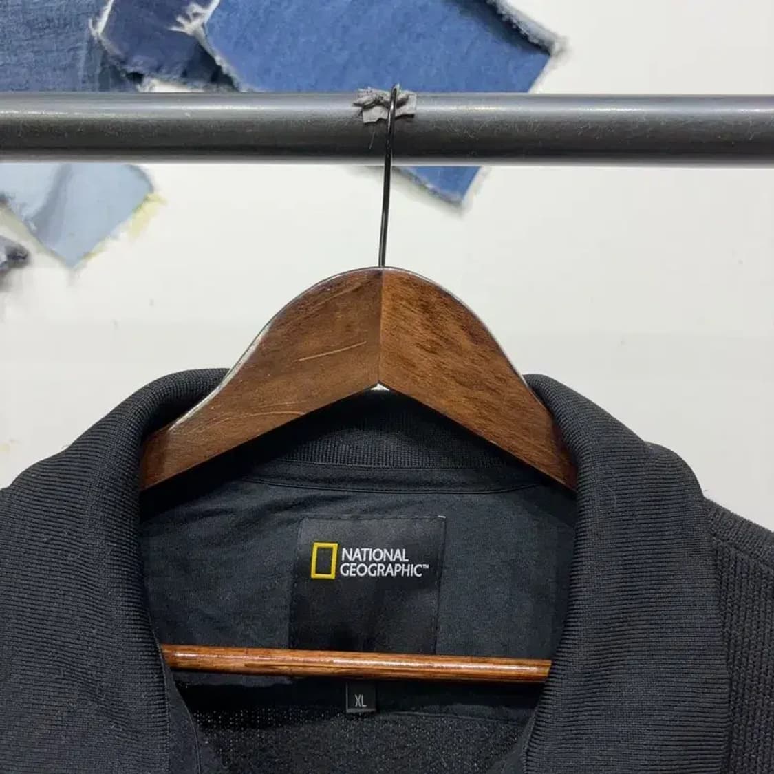 (105) 내셔널지오그래픽 캐주얼 와펜 기모 니트 집업 자켓 상품이미지2