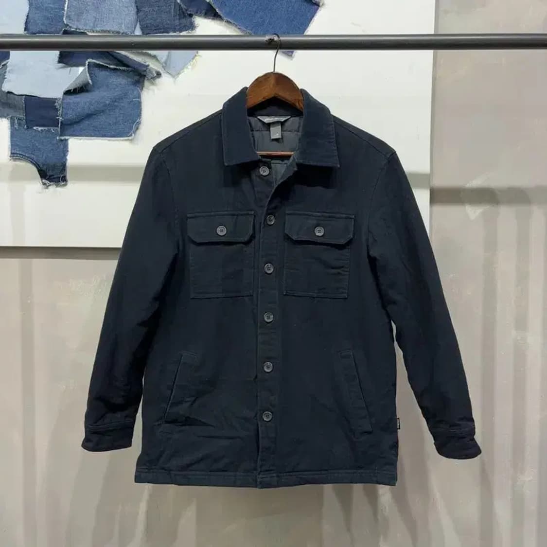 (95) 에디바우어 캐주얼 투포켓 누빔 패딩자켓 워크점퍼 상품이미지1