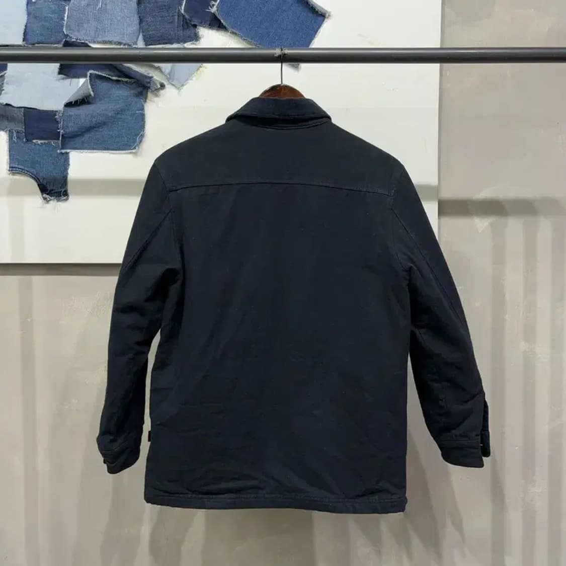 (95) 에디바우어 캐주얼 투포켓 누빔 패딩자켓 워크점퍼 상품이미지4