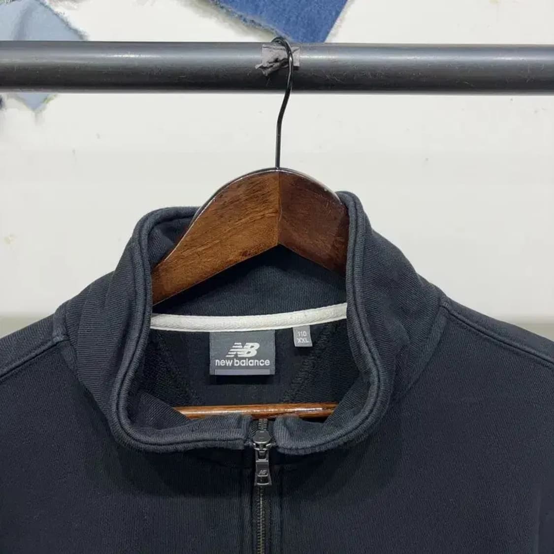 (110) 뉴발란스 스트릿 프린팅 반집업 맨투맨 긴팔 티 상품이미지2