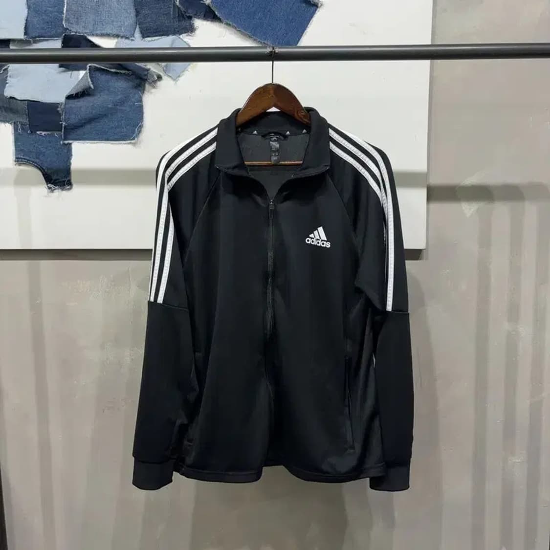 (105) 아디다스 캐주얼 스포츠 저지 집업 자켓 상품이미지1