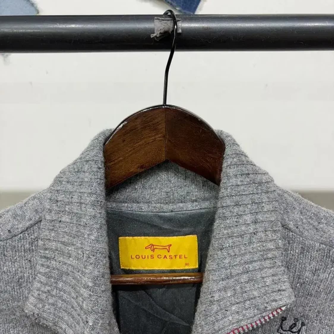 (90) 루이까스텔 여성 골프 스포츠 방풍 니트 집업 자켓 상품이미지2