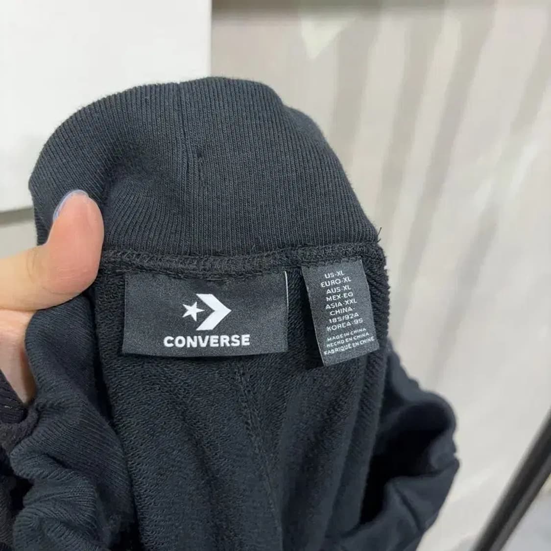 (32~34인치) 컨버스 캐주얼 스트릿 밴딩 조거팬츠 츄리닝바지 상품이미지5