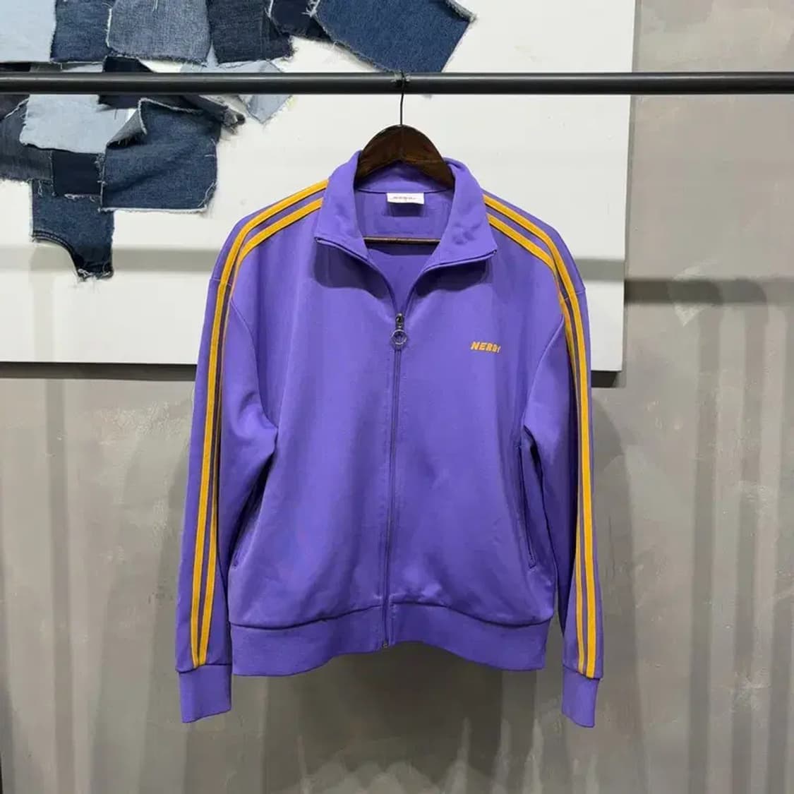 (90) 널디 스트릿 캐주얼 저지 집업 트랙탑 자켓 상품이미지1