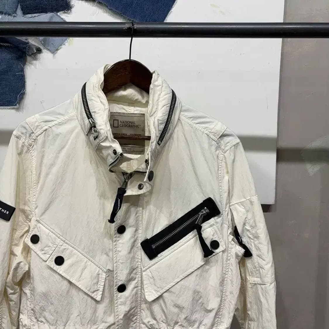 (100) 내셔널지오그래픽 유틸리티 멀티포켓 바람막이 야상 자켓 상품이미지3