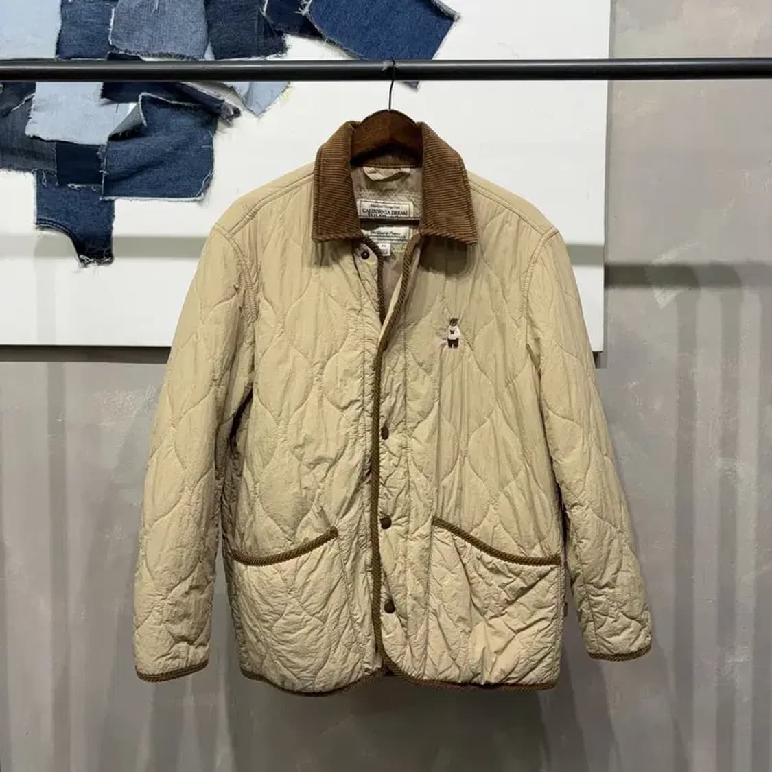 (95) 후아유 캐주얼 스티브 코듀로이 퀼팅 자켓 상품이미지1