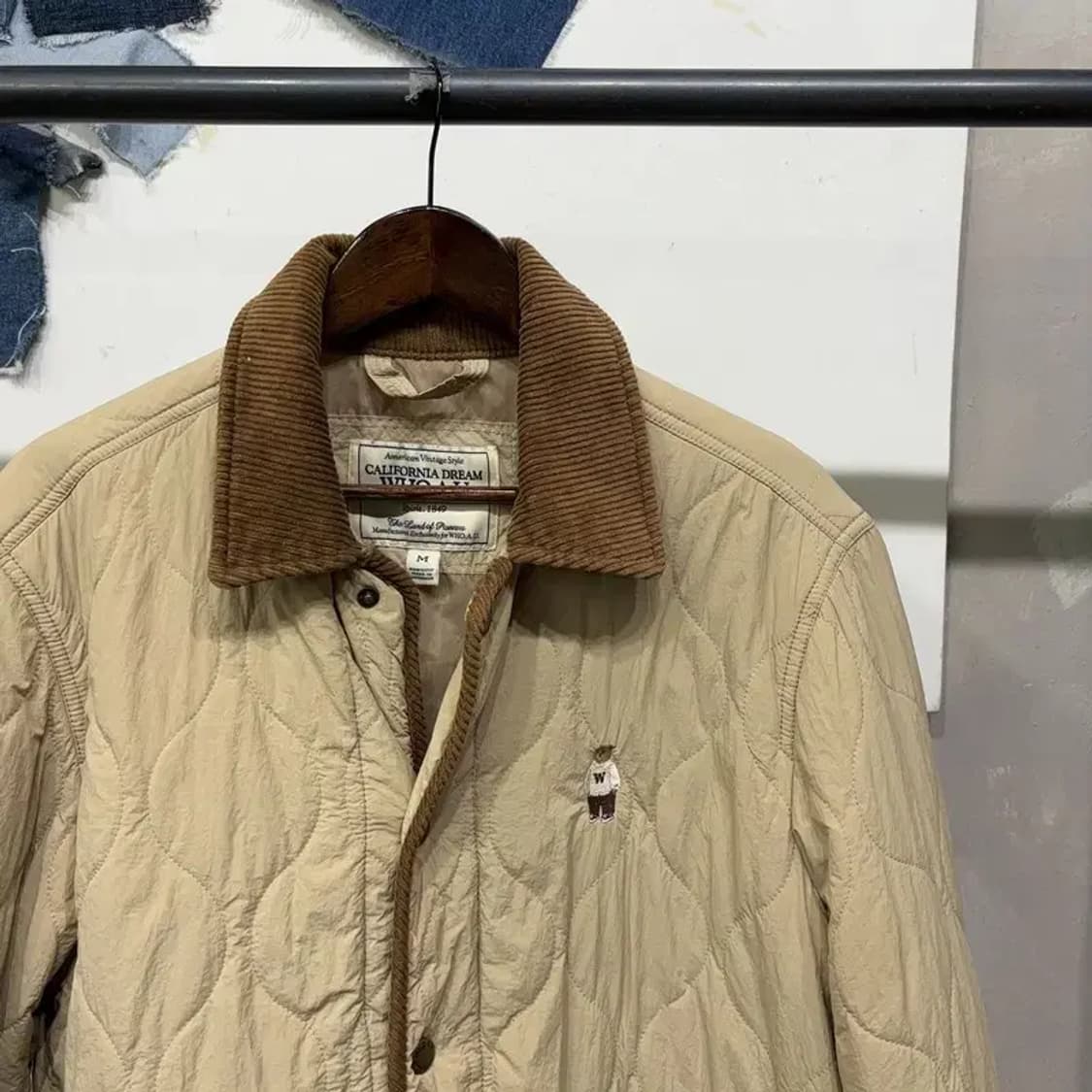 (95) 후아유 캐주얼 스티브 코듀로이 퀼팅 자켓 상품이미지3