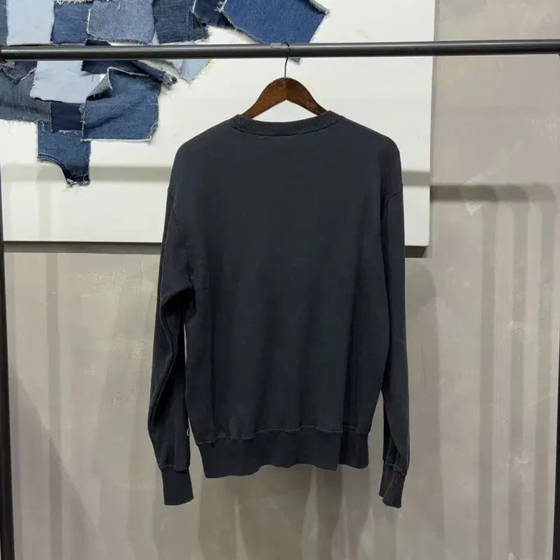 (105) 챔피온 스트릿 캐주얼 자수 맨투맨 긴팔 티 상품이미지4