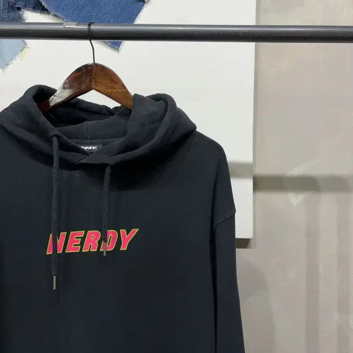 (100) 널디 스트릿 캐주얼 프린팅 후드티 상품이미지3