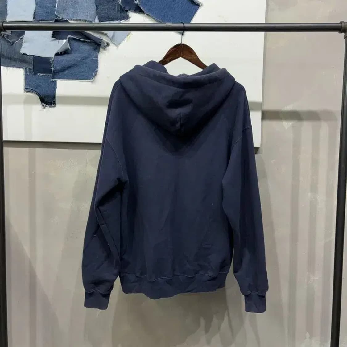 (105) 예일 캐주얼 곰돌이 자수 투웨이 후드집업 자켓 상품이미지4