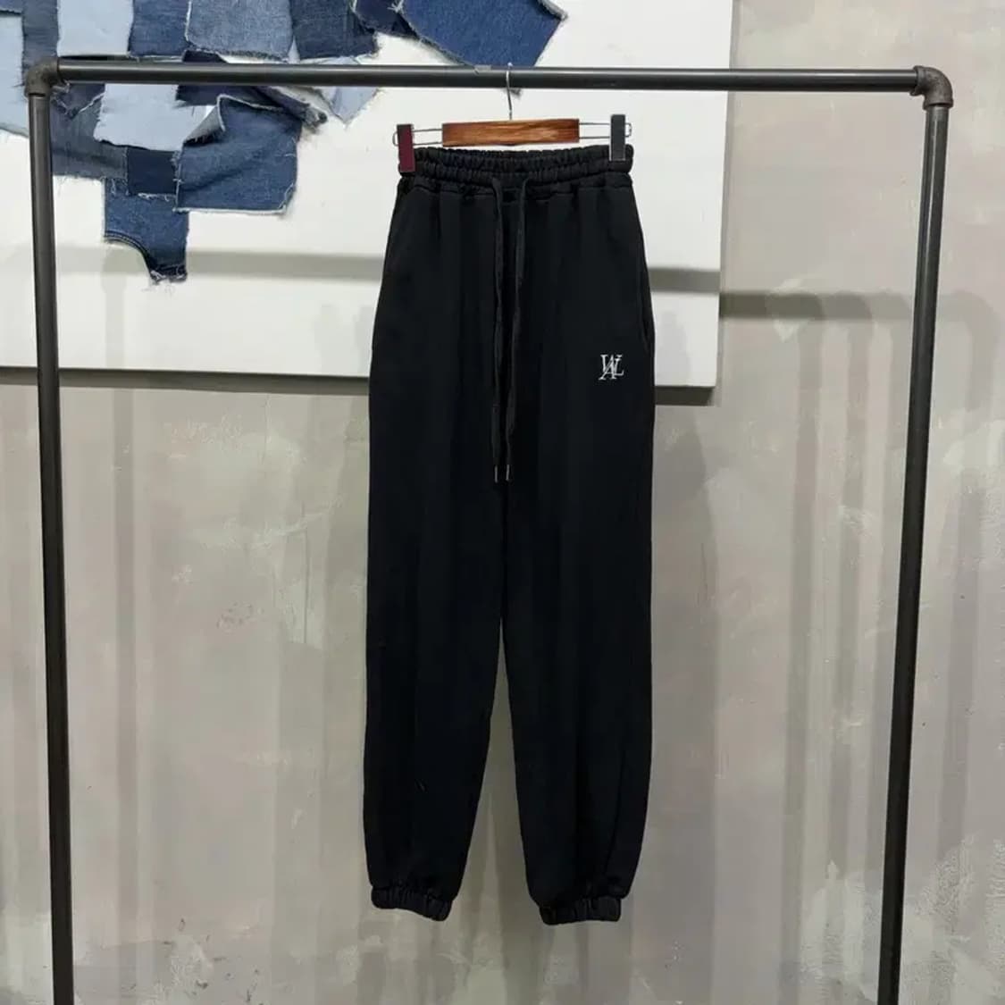 (24~26인치) 우알롱 여성 스트릿 밴딩 조거팬츠 츄리닝바지 상품이미지1