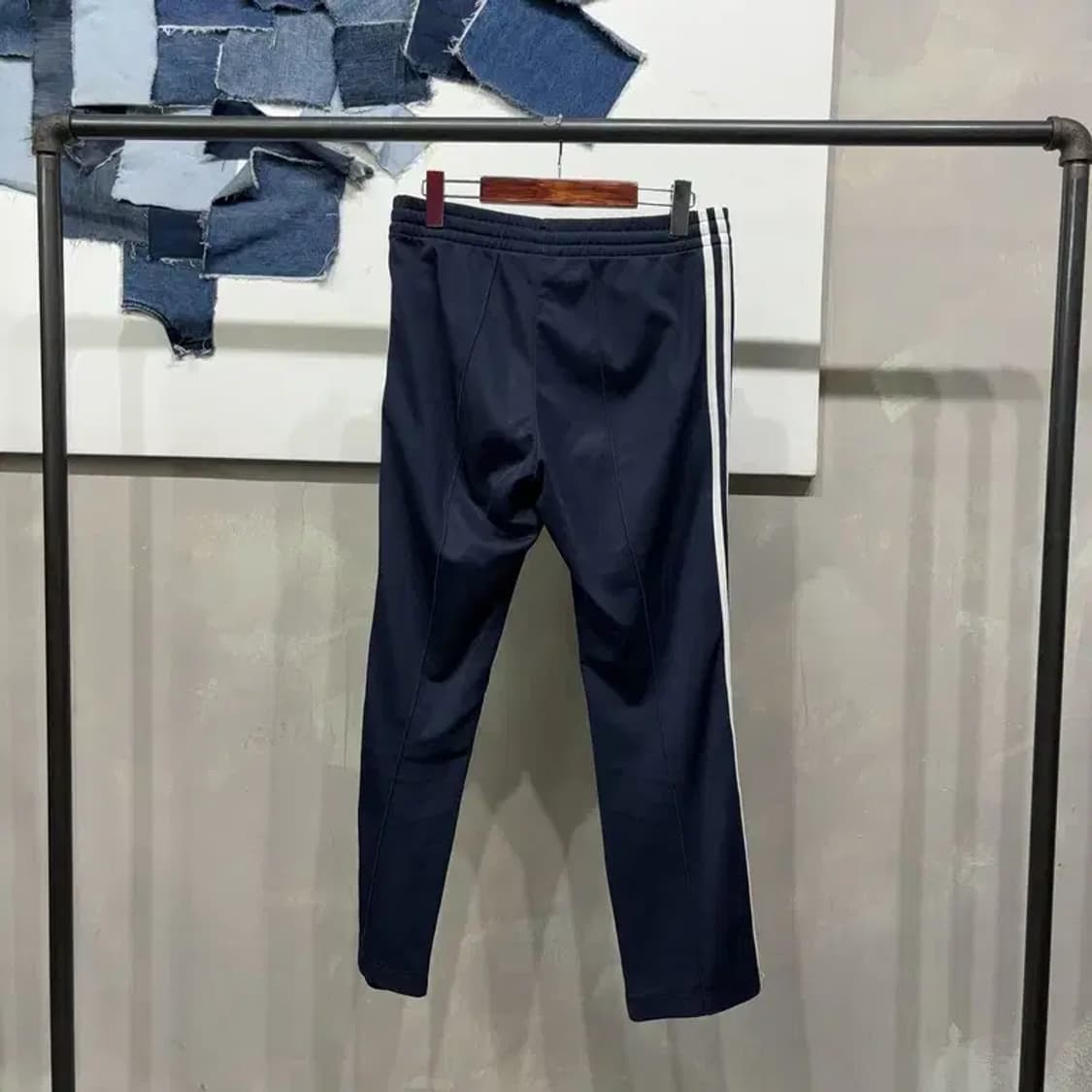 (30~32인치) 아디다스 스트릿 유로파 네이비 밴딩 트레이닝팬츠 바지 상품이미지4