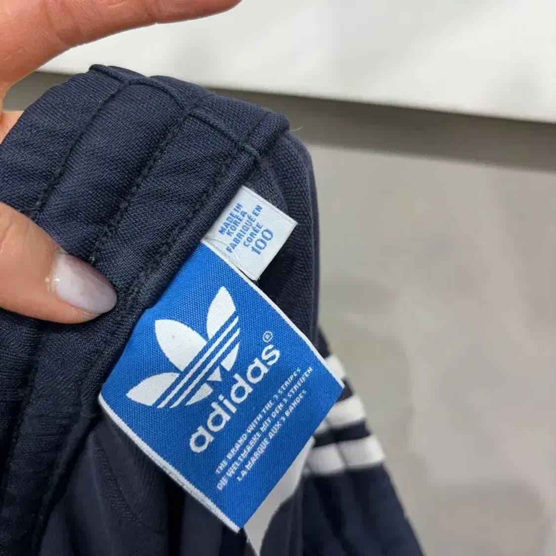 (30~32인치) 아디다스 스트릿 유로파 네이비 밴딩 트레이닝팬츠 바지 상품이미지6