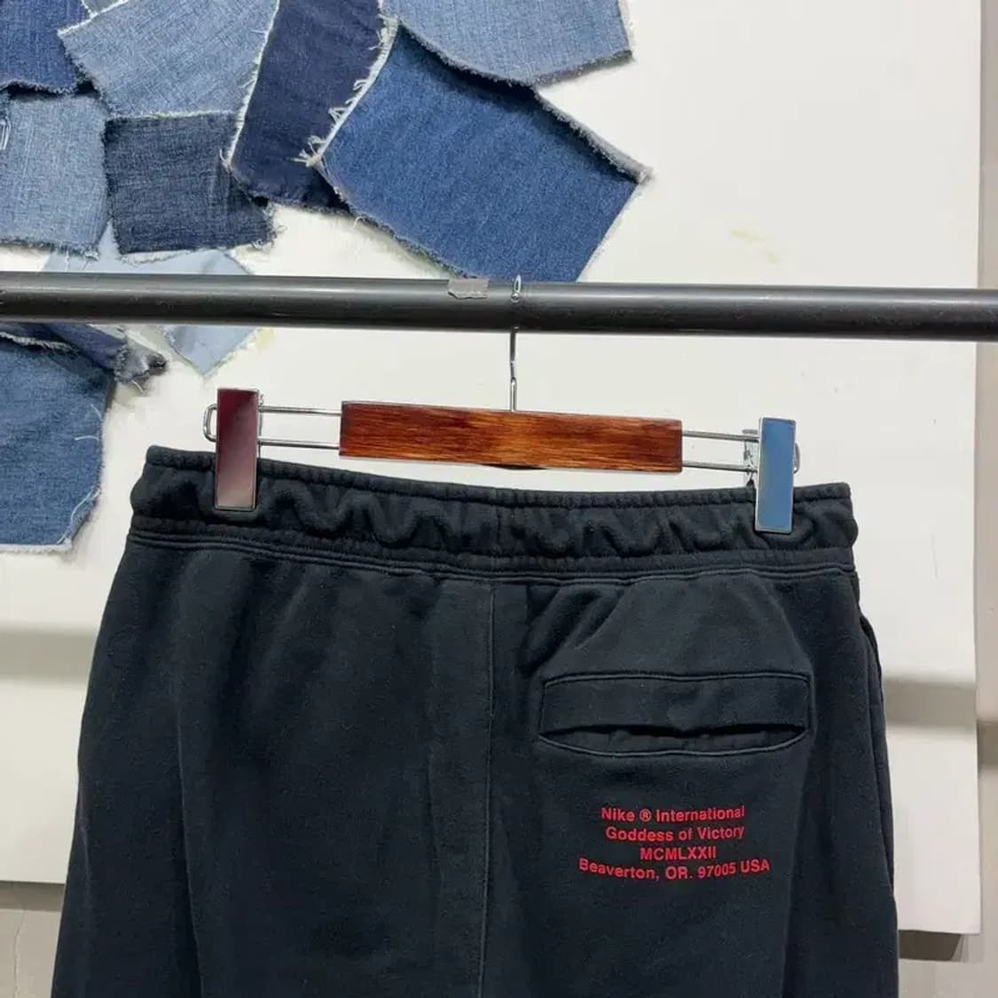 (28~30인치) 나이키 스트릿 더블스우시 밴딩 조거팬츠 운동바지 상품이미지5