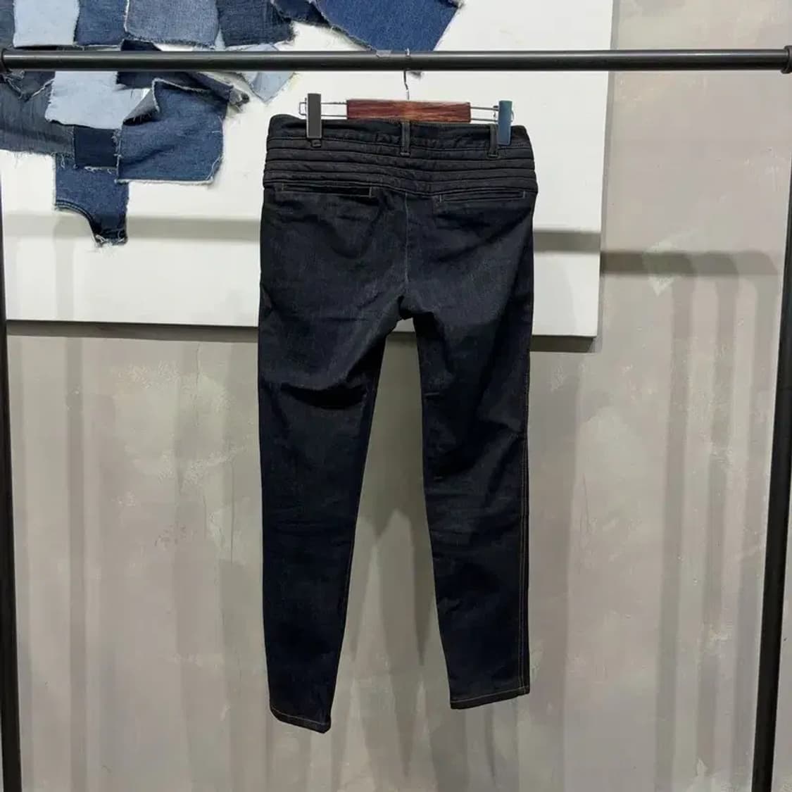 (26인치) 미샤 여성 캐주얼 9부 진청바지 데님팬츠 상품이미지3